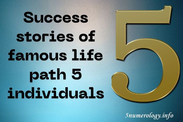 famous life path 5 individuals