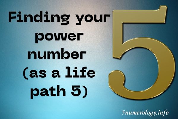 power number (as a life path 5)